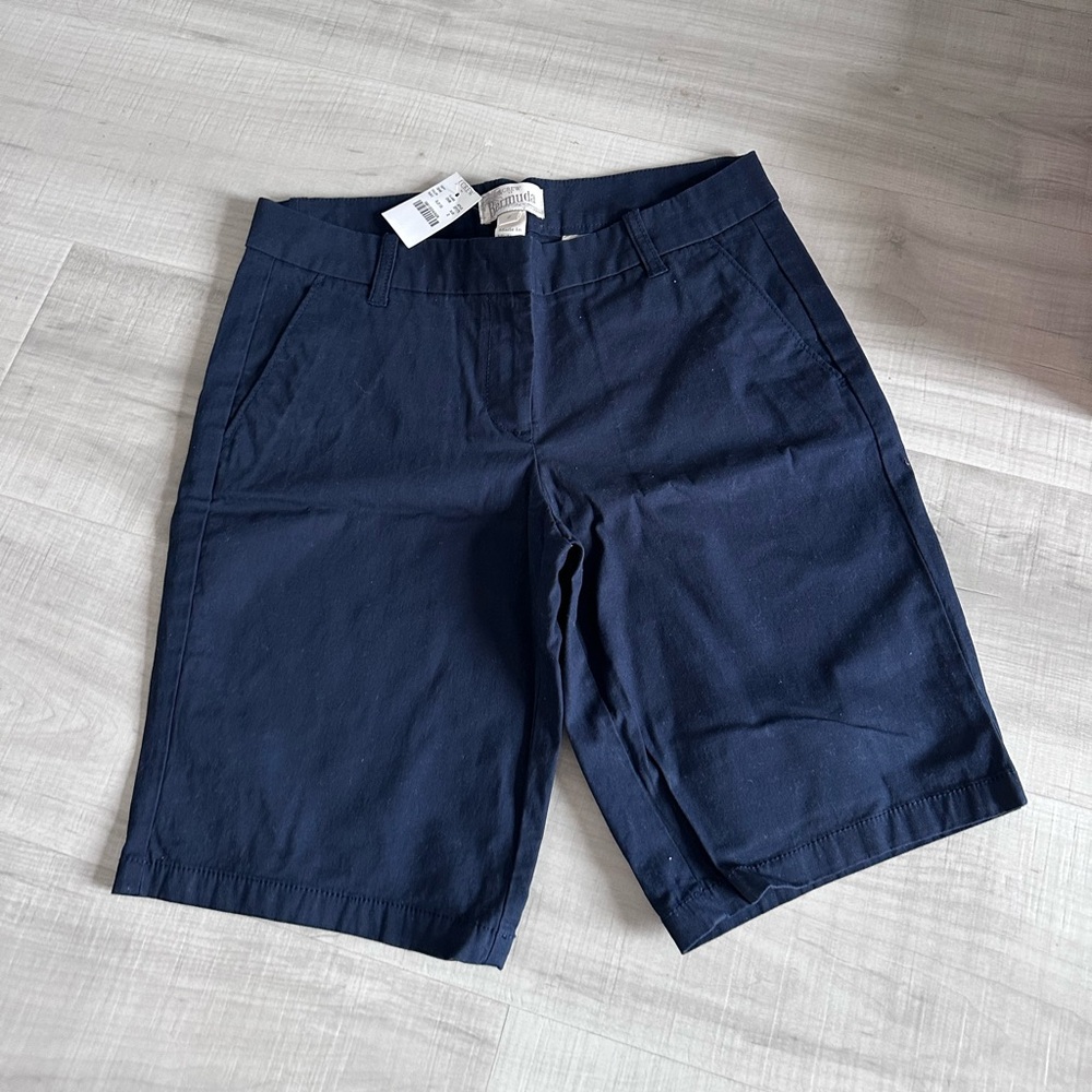 NWT Size 2 Navy J Crew Bermuda Short